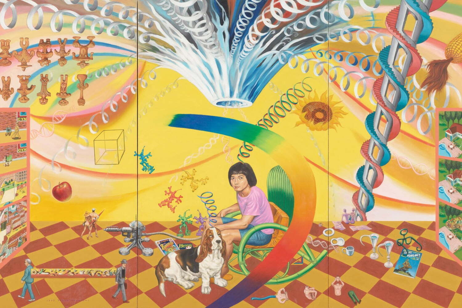 ◇【アート】ムーン・トラックス - タイガー立石のコマ割り絵画