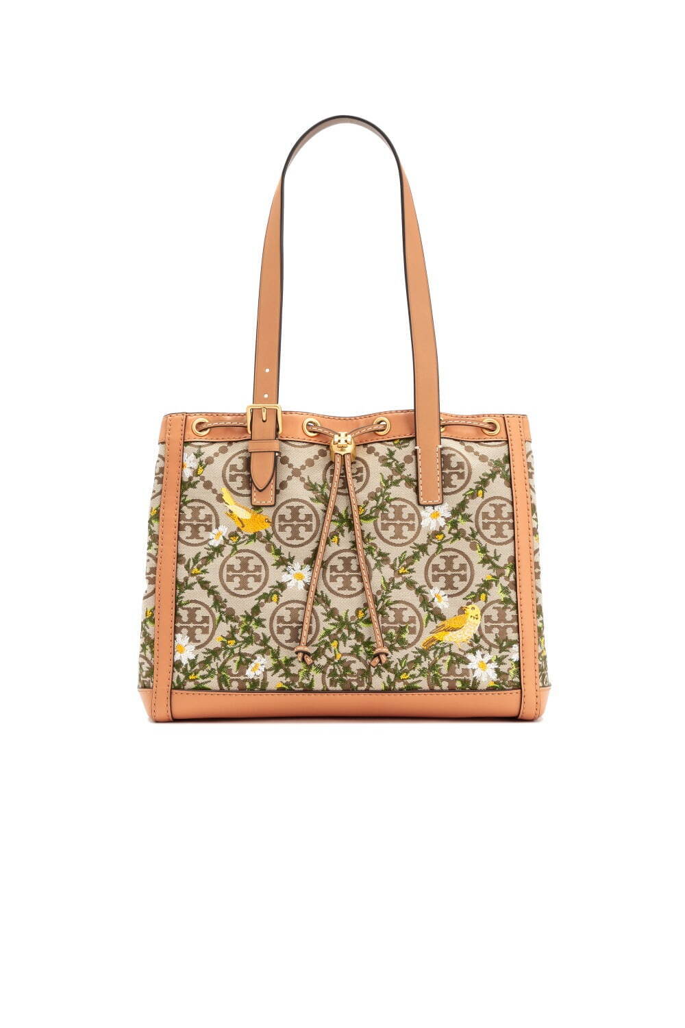 Tory Burch  Tモノグラムジャカードエンブロイダリートート