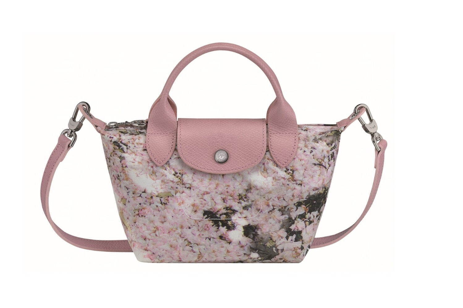 ロンシャン‟満開の桜”咲く新作バッグ「ル プリアージュ ブーケ」コイン