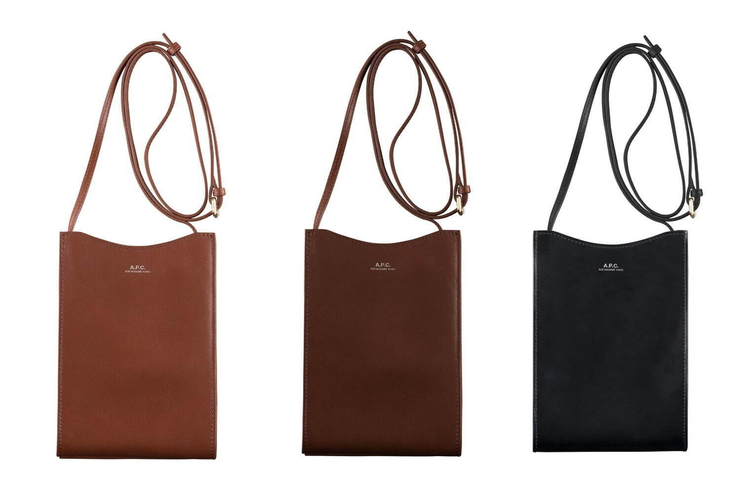 A.P.C.レザーグッズ刻印サービスが全国で、人気バッグ&ウォレットや