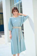 ストラ21年夏新作“ふわり”と揺れるリネンスカート＆透け感チェック柄ニット、泉里香が着用｜写真9