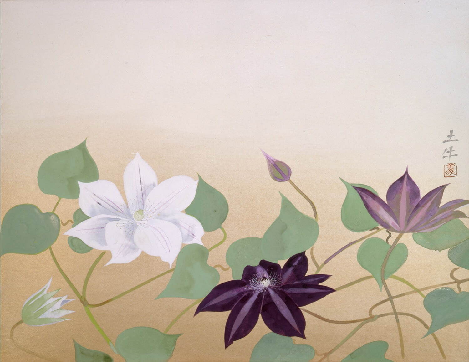 特別展「百花繚乱 ─華麗なる花の世界─」山種美術館で - 大観や