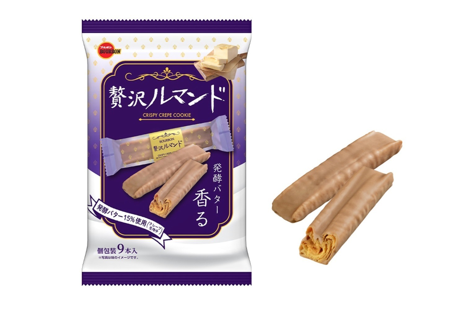 ルマンド以上”の新菓子「贅沢ルマンド」発酵バターたっぷり＆濃厚ミルク風味のココアクリーム ファッションプレス