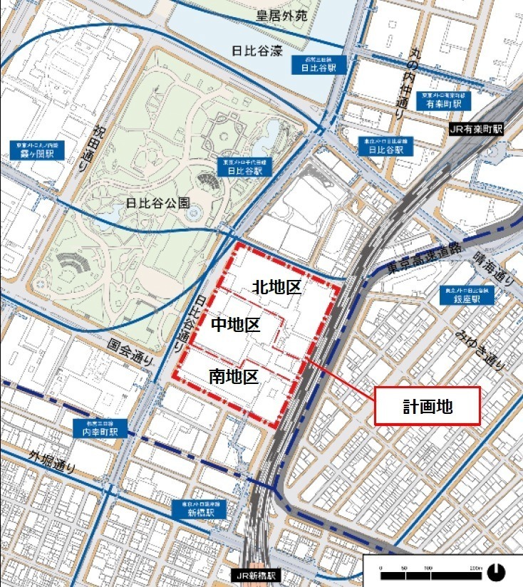 日比谷公園と接続「内幸町一丁目街区」再開発 -「帝国ホテル 東京」建て替え、3つの高層ビルに商業施設｜写真7
