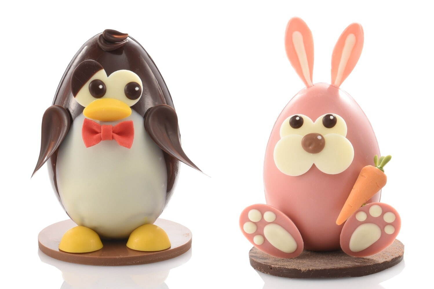フレデリック・カッセル“ウサギ＆ペンギン”の「イースターエッグ」アーモンドチョコ入りアニマルスイーツ