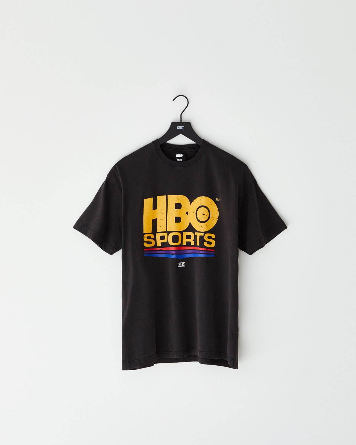 KITH×米ケーブルTV局「HBO」レトロなロゴを配したヴィンテージ風T