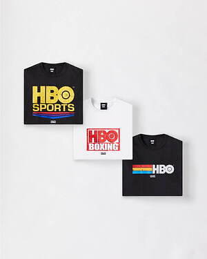 KITH×米ケーブルTV局「HBO」レトロなロゴを配したヴィンテージ風T