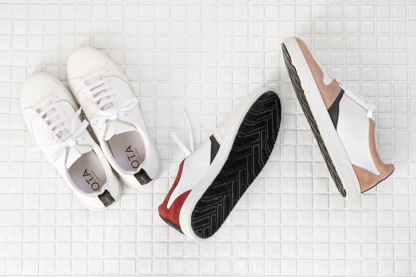 仏スニーカーブランド「O.T.A」日本上陸、“車のタイヤ”や“園芸用手袋”を再利用した靴たち