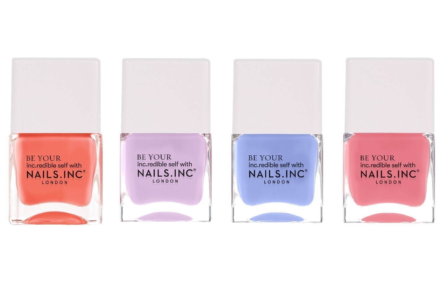 ネイルズ インク21年夏“キャンディーカラー”ネイル、甘さ控えめストロベリーピンク＆ペールブルー