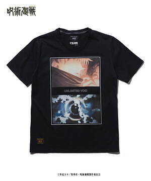 glamb×『呪術廻戦』虎杖悠仁や五条悟“無量空処”Tシャツ、両面宿