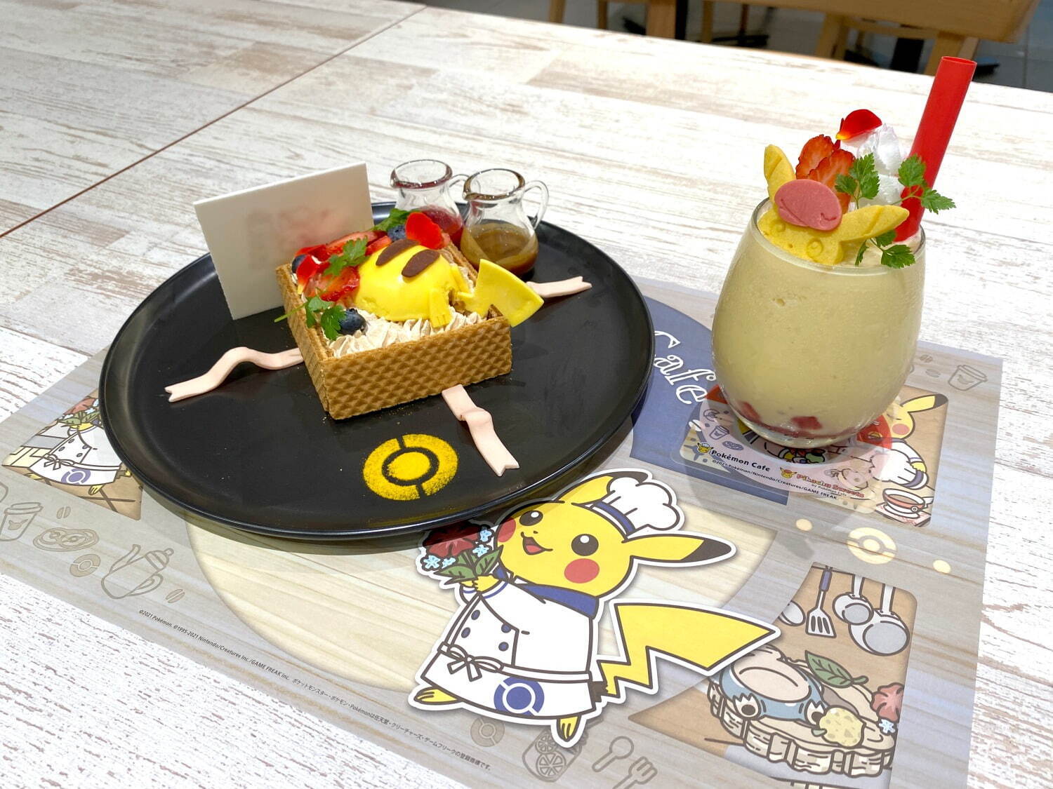 東京＆大阪「ポケモンカフェ」にシェフ・パティシエ・ウェイトレスピカチュウの3周年記念メニュー｜写真6