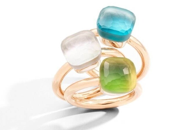 レイヤード｜ポメラート“シャーベットカラー”の新ジュエリー「ヌード ジュレ」パステルカラーのリングなど
