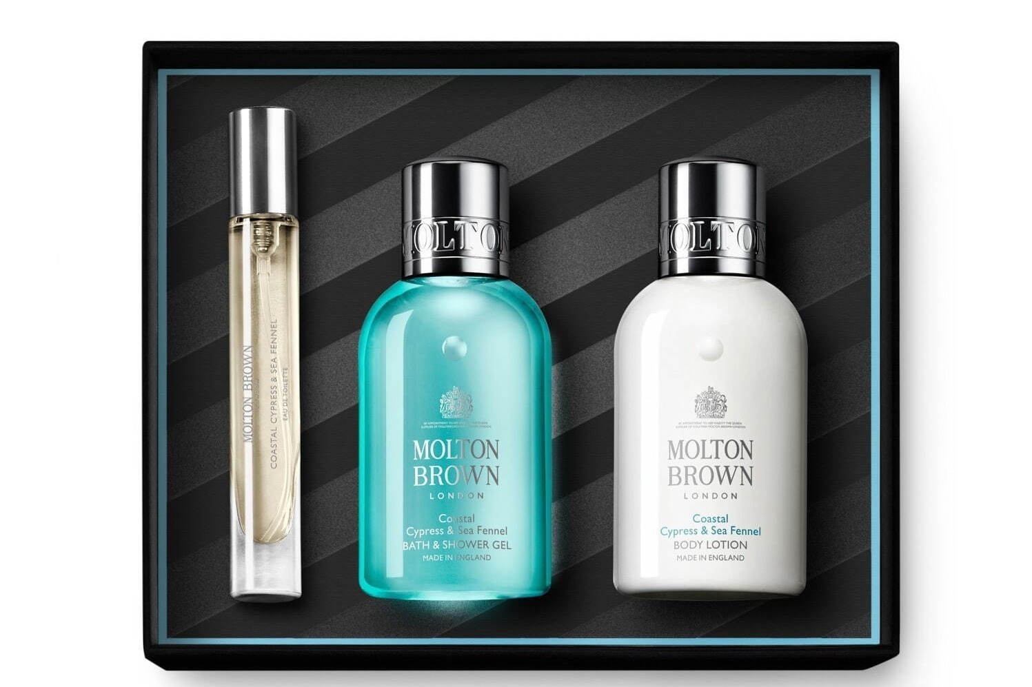 モルトンブラウン父の日限定キット、“海の風景”に着想したマリンオードトワレ＆ボディケア
