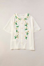 ジェーンマープル“デイジー”モチーフの新作、花々を連ねたブラウスや60'sスカーフ着想のドレス｜写真9