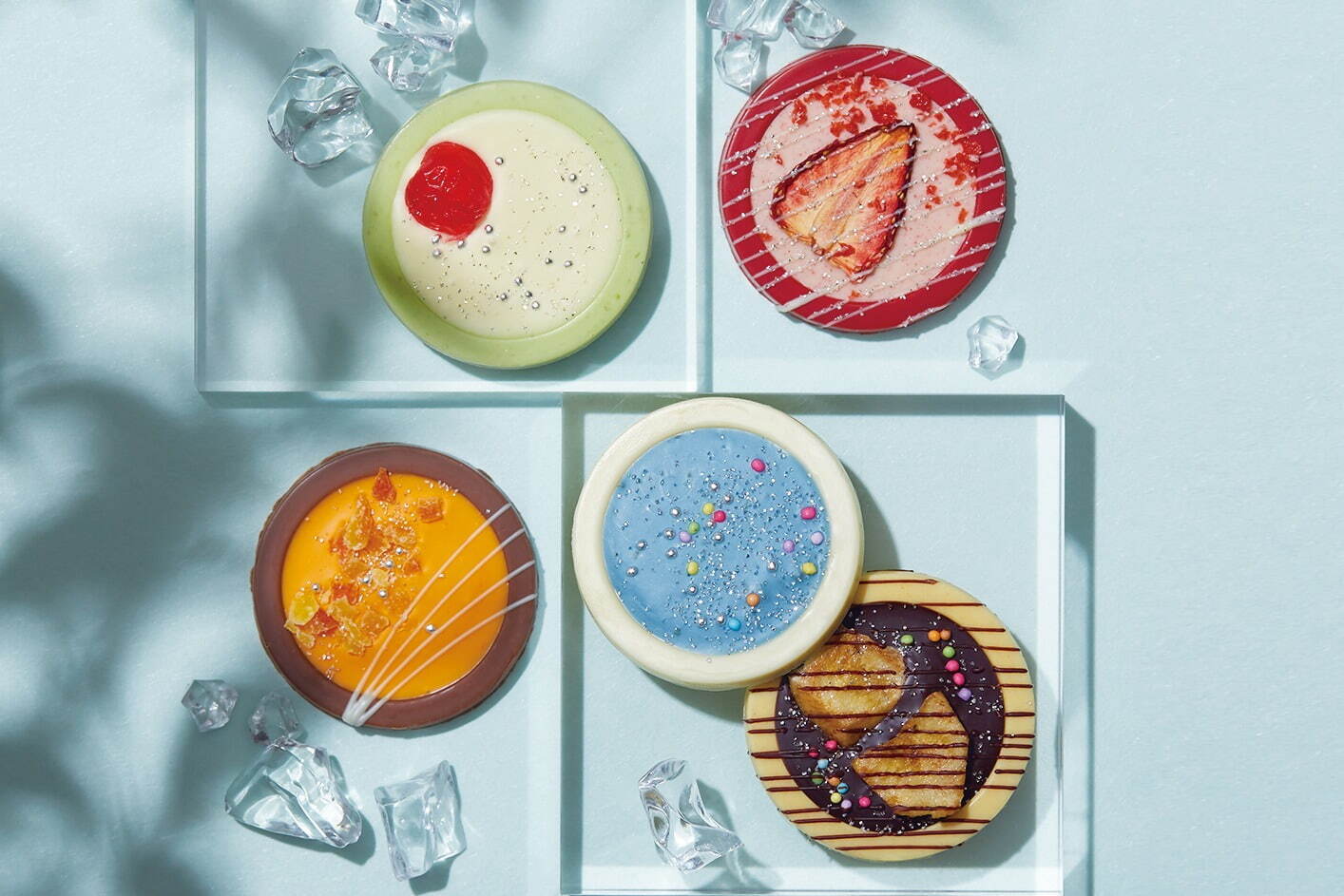 ベルアメール夏限定カラフルショコラ＆“ひんやりつるるん”食感のショコラ水羊羹