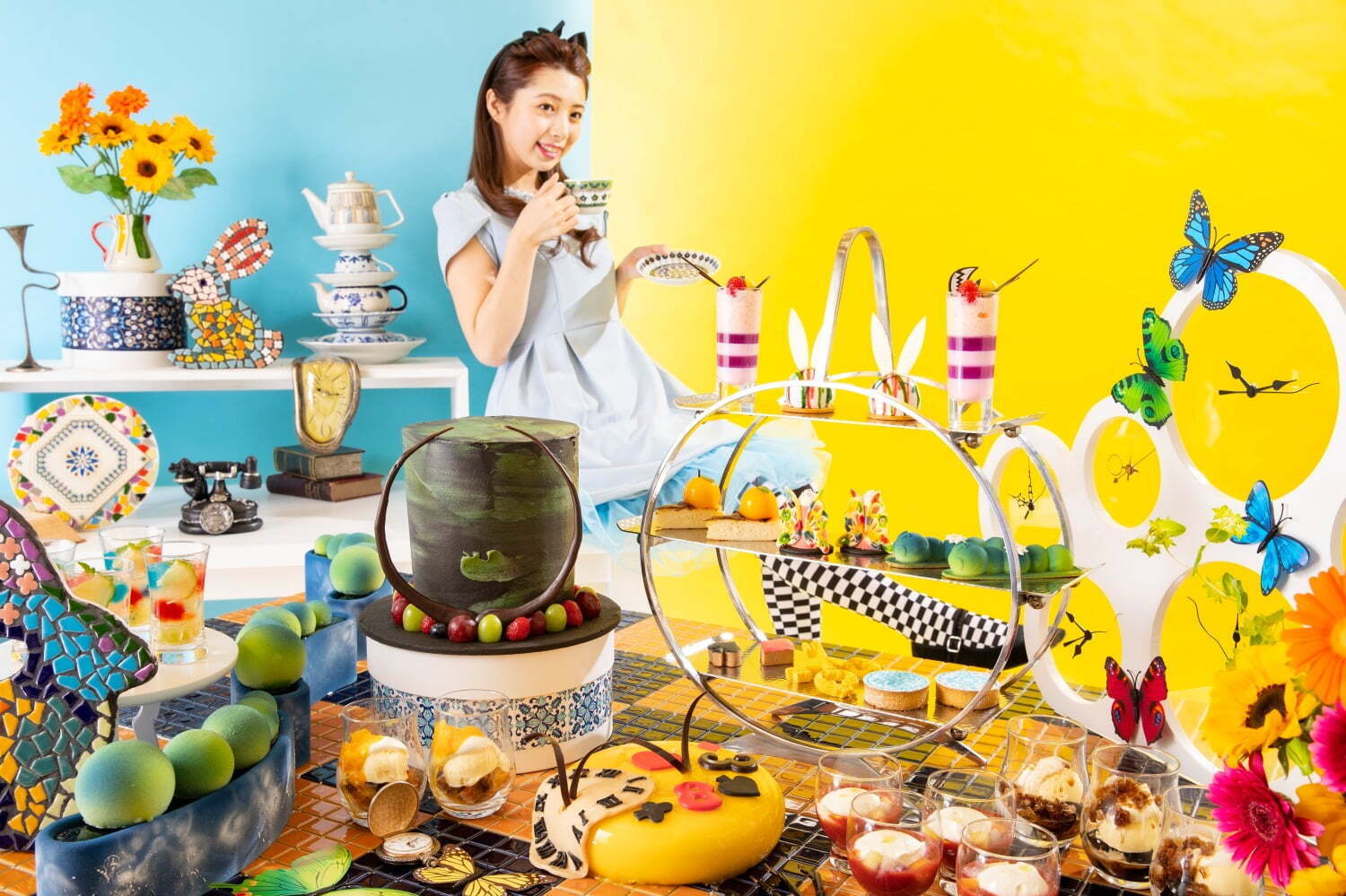 不思議の国のアリス｜スペインを旅する“不思議の国のアリス”のアフタヌーンティー＆デザートビュッフェ、ヒルトン名古屋で