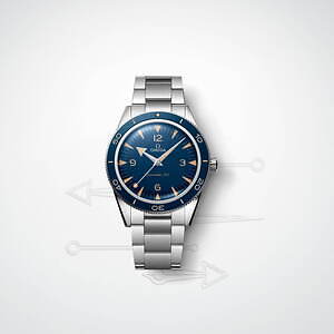オメガの腕時計「シーマスター300」2021年新作、“ブロンズゴールド 
