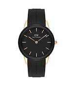 ダニエル・ウェリントン初の防水腕時計、黒を基調にローズゴールド＆シルバーで｜写真2