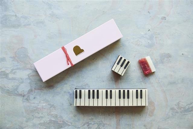 「湯布院 ジャズとようかん」ピアノ柄羊羹ハーフサイズを渋谷限定で、鹿児島にも初出店｜写真10
