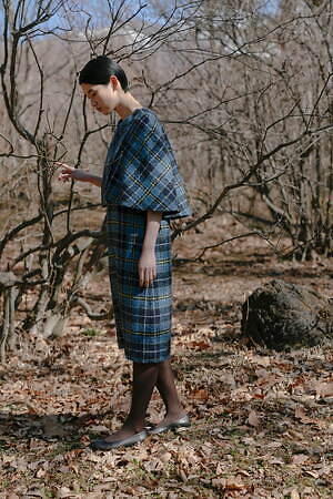 minaperhonen tartan ブルゾン