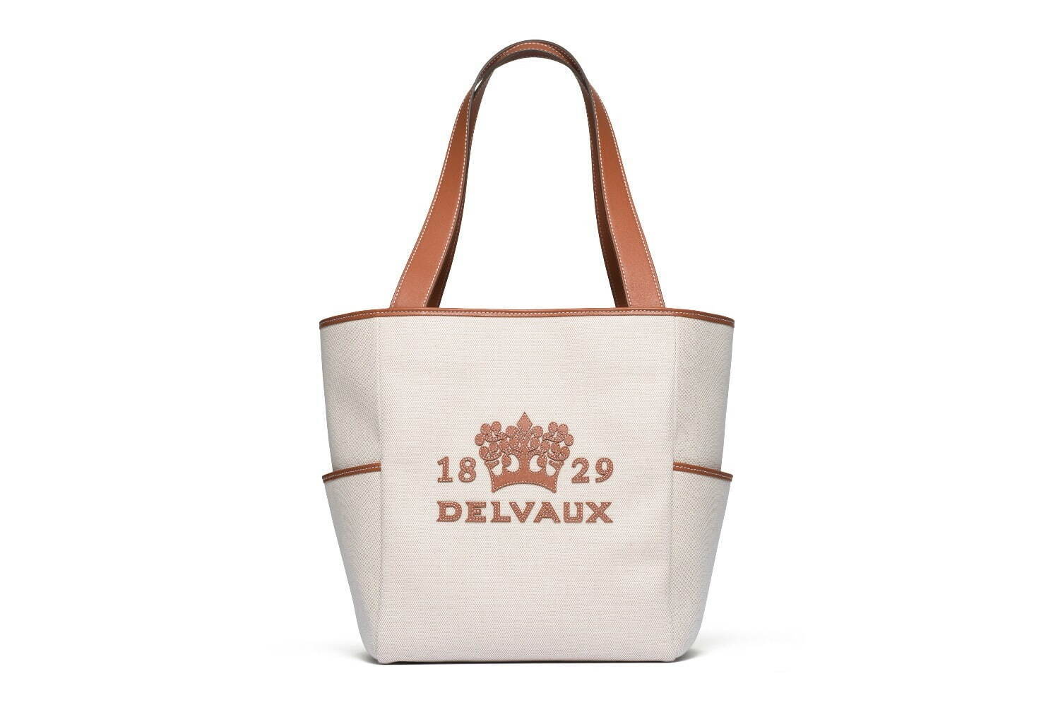 デルヴォー　delvaux トートバッグ　ブラック×ゴールド