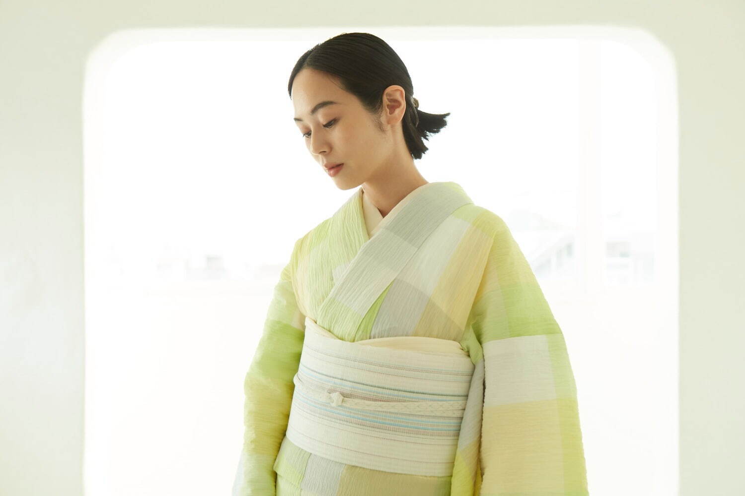 きものやまと 21年春夏きもの＆ゆかた - 淡いグラデーションの麻着物や 