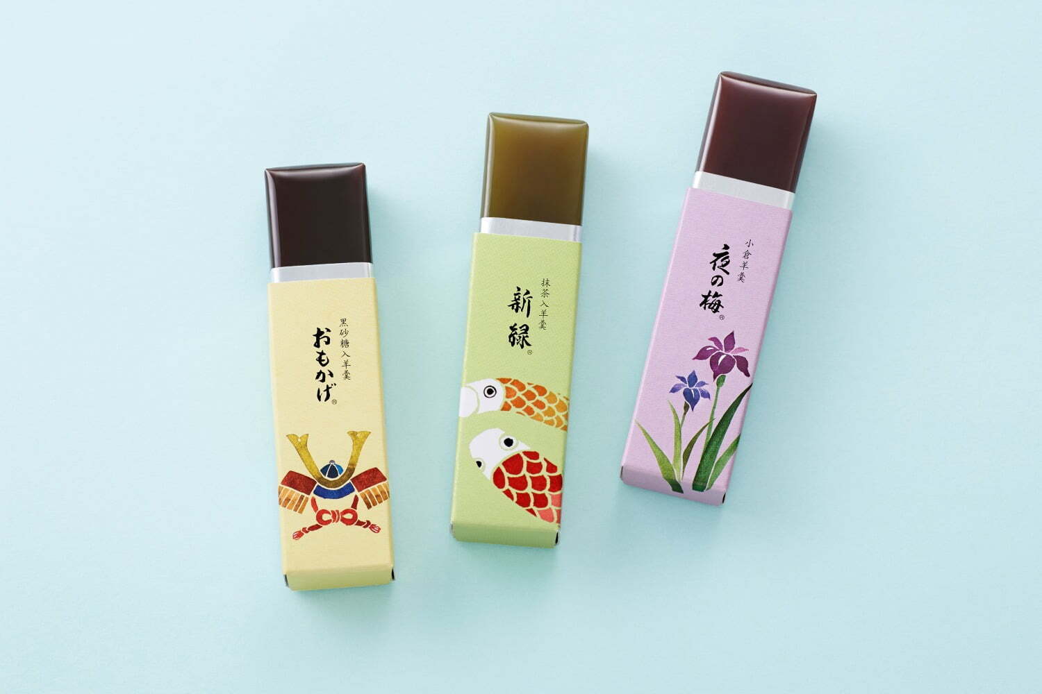 和菓子｜とらや“端午の節句”限定菓子、鯉のぼり柄の小形羊羹＆なめらか餡の柏餅など
