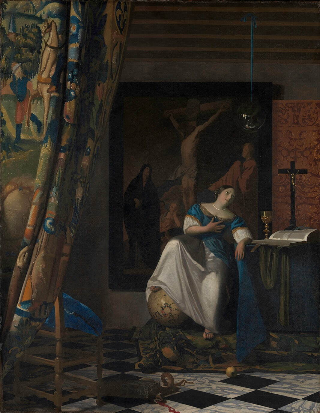 ヨハネス・フェルメール《信仰の寓意》1670-72年頃　メトロポリタン美術館
Lent by The Metropolitan Museum of Art, The Friedsam Collection, Bequest of Michael Friedsam, 1931