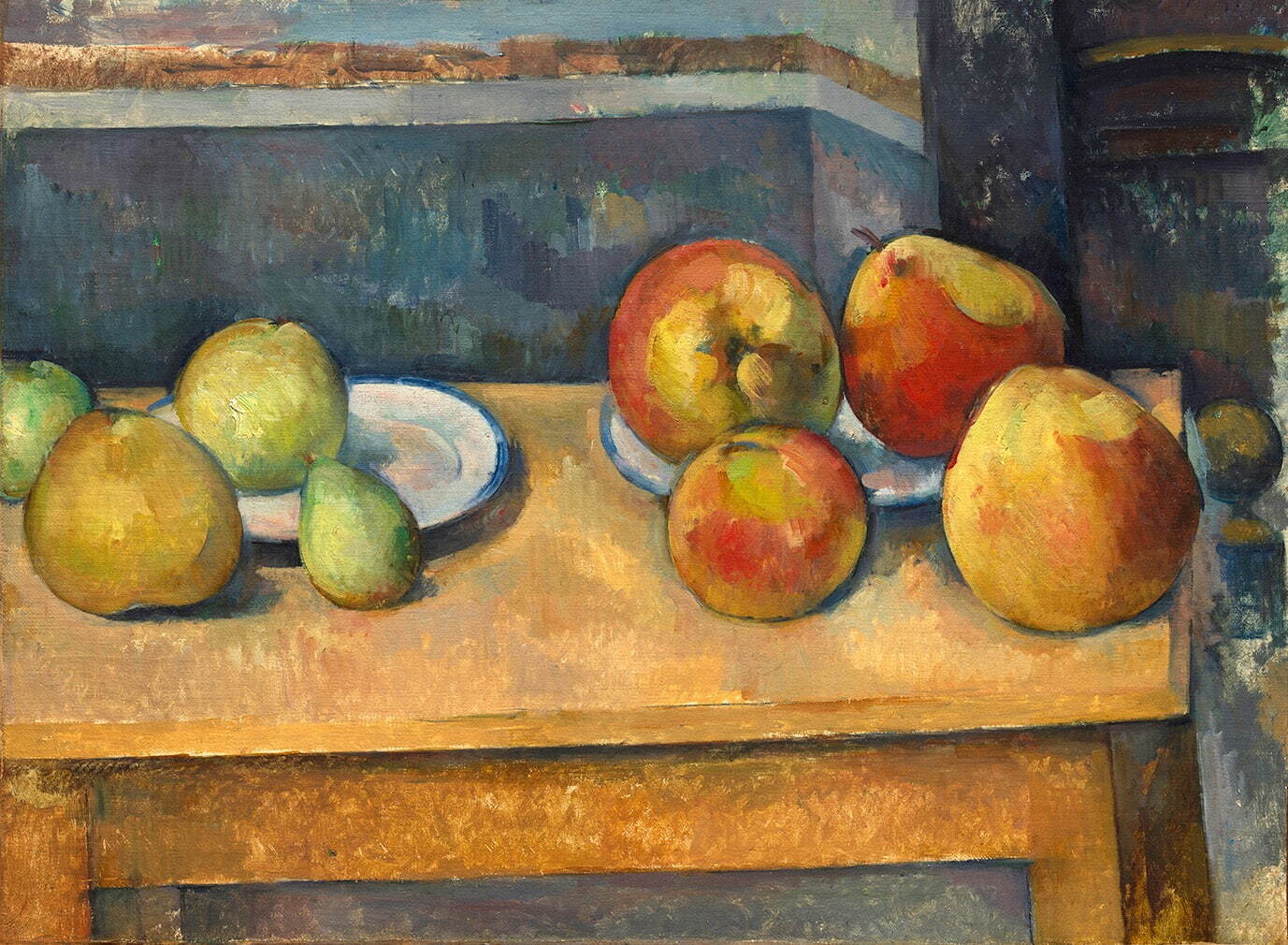ポール・セザンヌ《リンゴと洋ナシのある静物》1891-92年頃
Bequest of Stephen C. Clark, 1960 / 61.101.3
ニューヨーク、メトロポリタン美術館