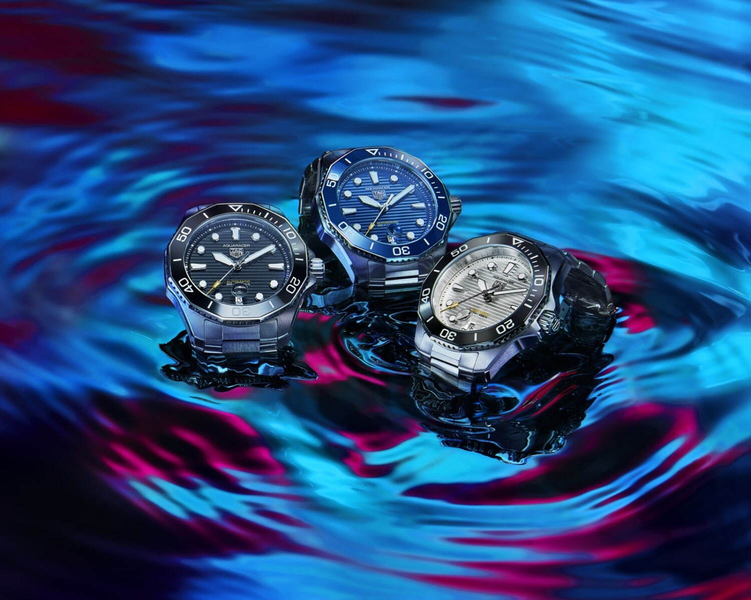 タグ・ホイヤーの人気腕時計「アクアレーサー」刷新、軽量化で装着感