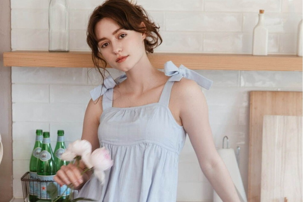 キャミソールワンピース｜トッカ ラベンダー初のルームウェア、リボン付き“マシュマロタッチ”コンビネゾンやデイジー柄ドレス