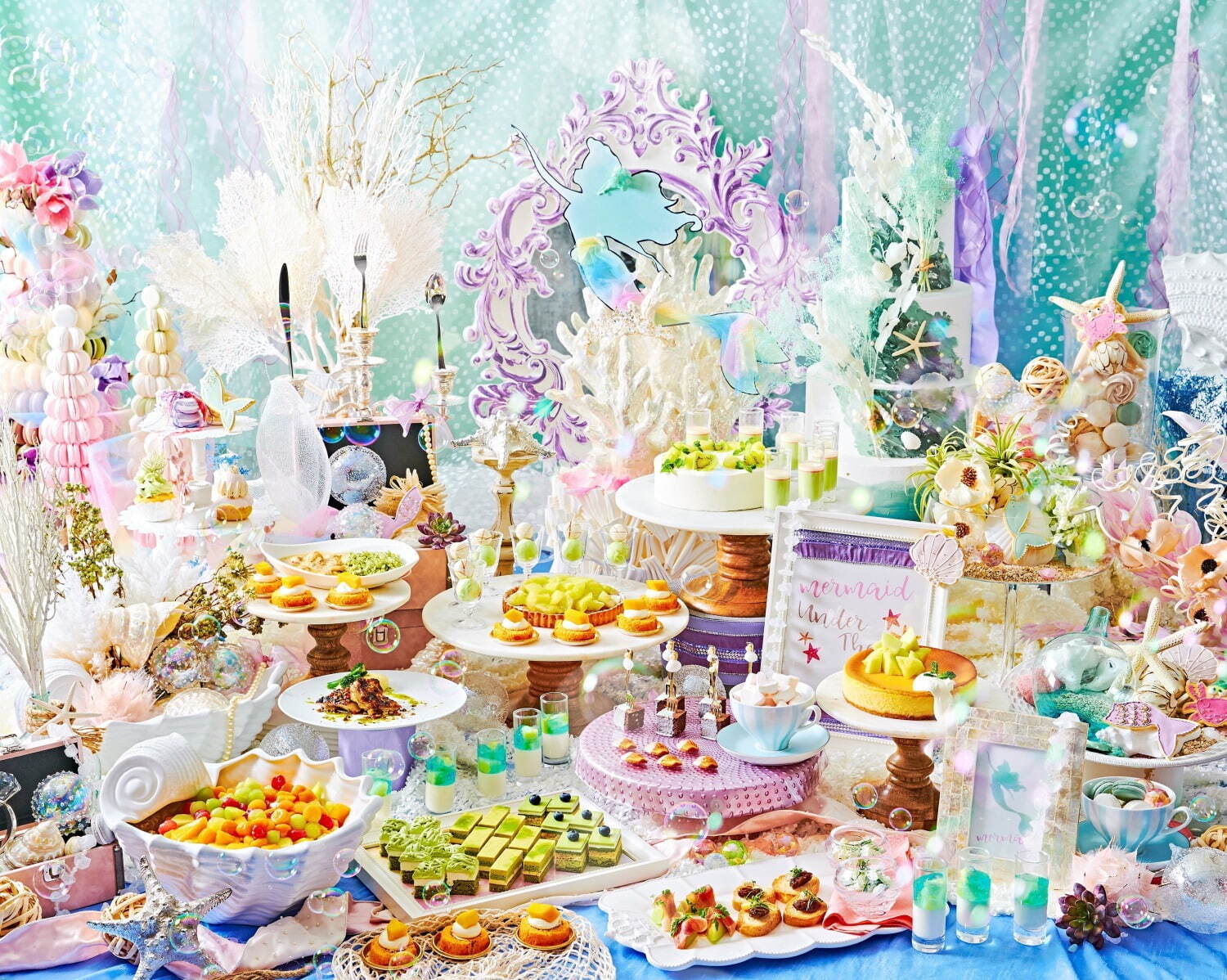 人魚姫 の世界 メロンスイーツビュッフェ マーメイド ラグーン ザ ストリングス 表参道で ファッションプレス 人魚姫 の世界 メロンスイーツビュッフェ マーメイド ラグーン ザ ストリングス 表参道で ファッションプレス