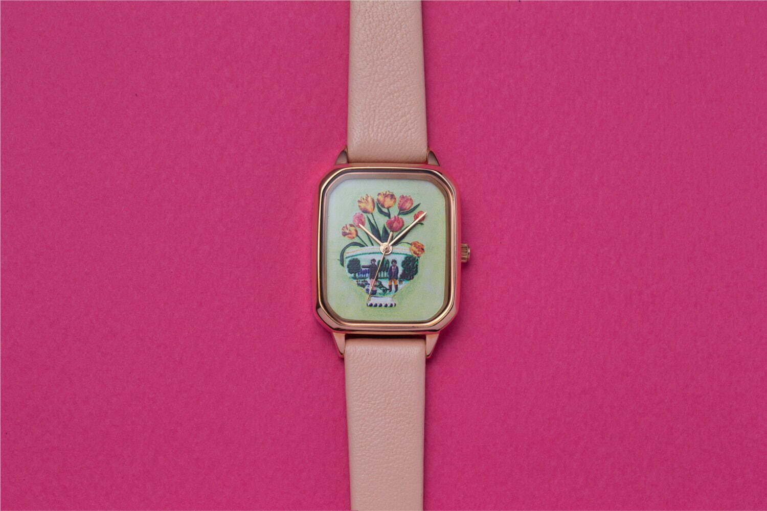 チックタック×ポーリー・ファーンの腕時計 - フェイスとベルトを自由に付け替え、手元にアートな彩りを｜写真8
