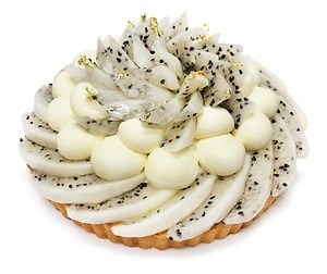 カフェコムサ“プチプチ食感フルーツ”「ハニーピタヤ」とパッションフルーツムースの限定ケーキ 画像3