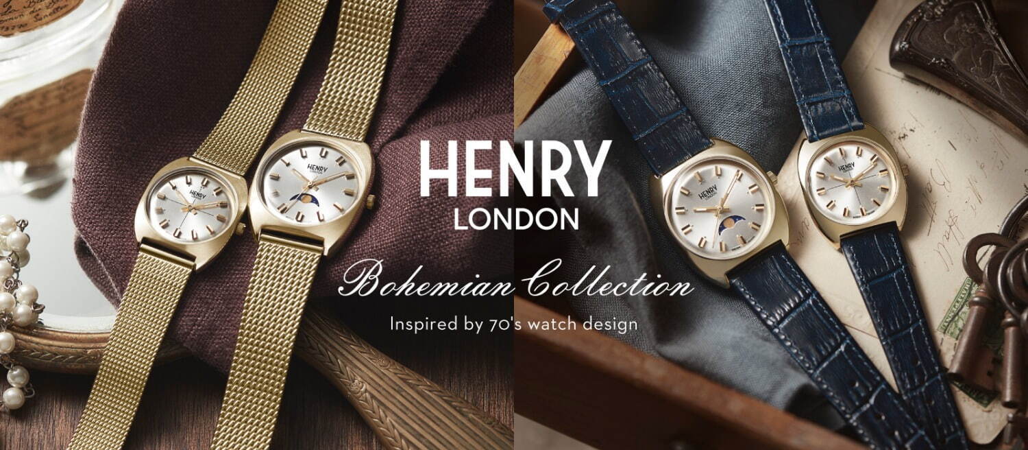 ヘンリー ロンドン初“クッションケース”ユニセックス腕時計、70's音楽着想のクラシックデザイン｜写真16