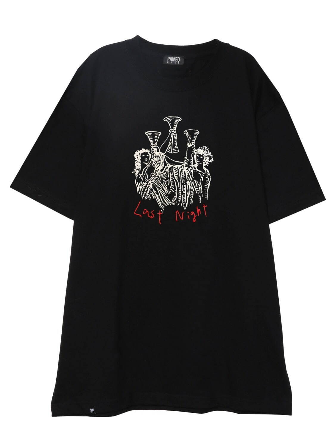 Last Night Tシャツ 全2色 各8,250円(税込)