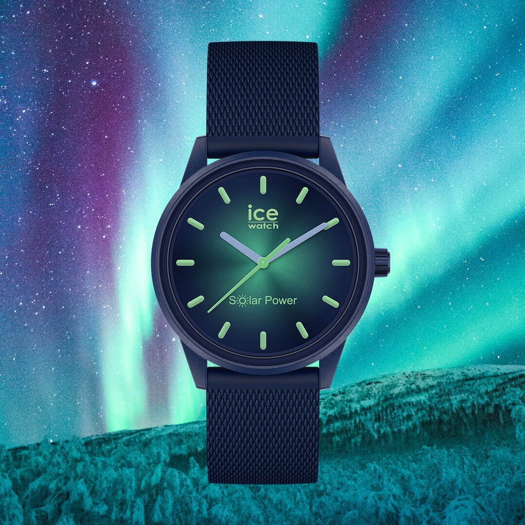 アイスウォッチの新作腕時計「アイス ソーラーパワー」“オーロラ