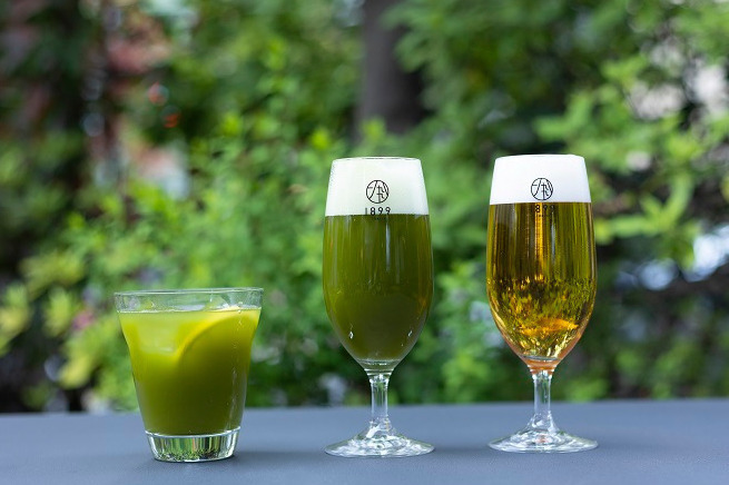 日本茶｜「抹茶ビアテラス」抹茶ビール＆日本茶ノンアルカクテル飲み放題やお茶スイーツ、東京・御茶ノ水で