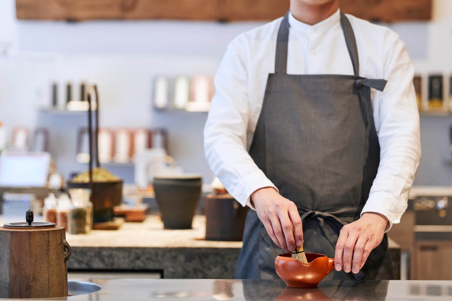 お茶専門店「山本山 フジヱラボ」が新宿髙島屋に、“手点て”抹茶のラテやソフトクリーム｜写真2