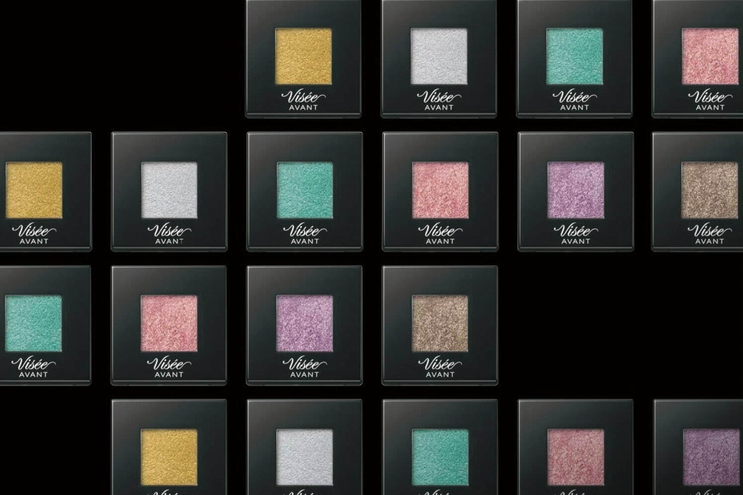 ヴィセ アヴァン21年秋冬コスメ“近未来のプリンセス”着想、メタリックパールが輝くアイカラー