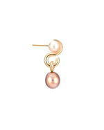 シャルロット シェネの新作パールジュエリー、不揃いパール＆曲線的な金属のピアスやリングなど｜写真12