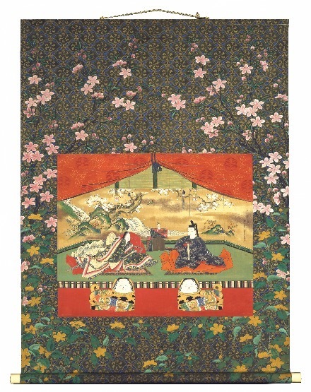 狩野章信「内裏雛図」1809年(文化6年) 板橋区立美術館蔵