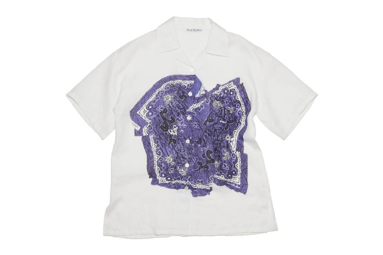 アクネ ストゥディオズ“ペイズリー柄バンダナ”モチーフの新作シャツやパンツ、ハット