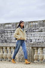 セリーヌ 2021年冬ウィメンズコレクション、メゾンのコードにフレッシュなアクセントを効かせて｜写真79