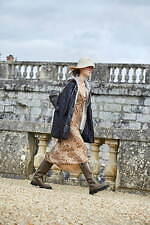 セリーヌ 2021年冬ウィメンズコレクション、メゾンのコードにフレッシュなアクセントを効かせて｜写真110