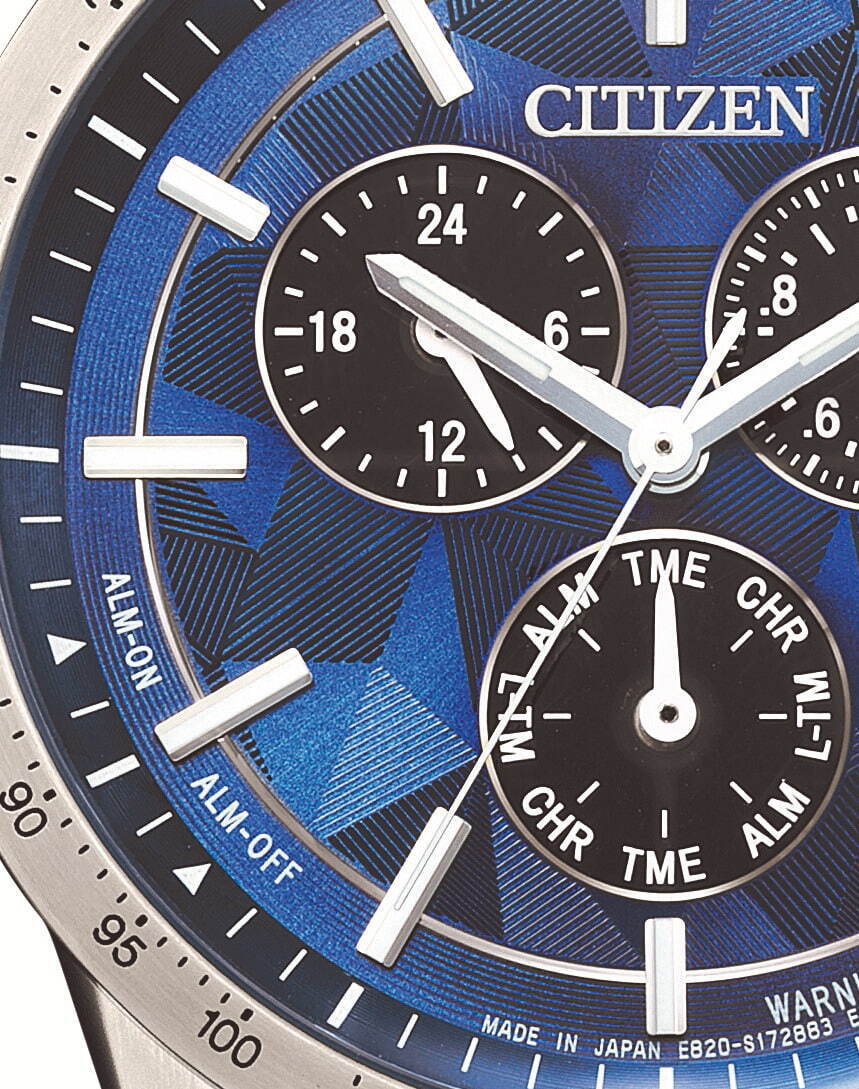 シチズン“幾何学模様×ブルー”の新作腕時計7型、海面の煌めき＆深海を表現した文字盤など｜写真8