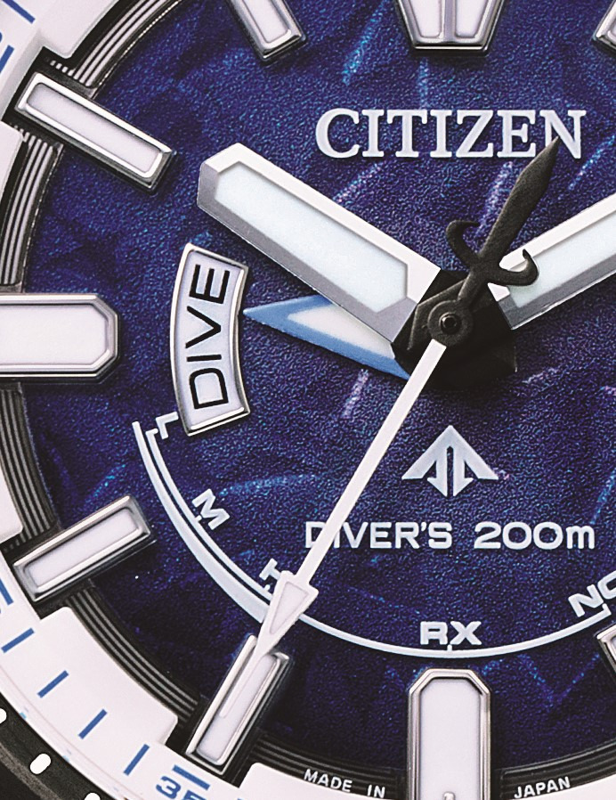 シチズン“幾何学模様×ブルー”の新作腕時計7型、海面の煌めき＆深海を表現した文字盤など｜写真4