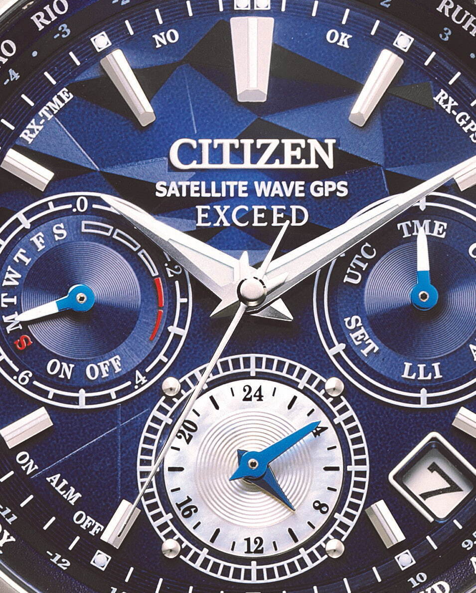 シチズン“幾何学模様×ブルー”の新作腕時計7型、海面の煌めき＆深海を表現した文字盤など｜写真12