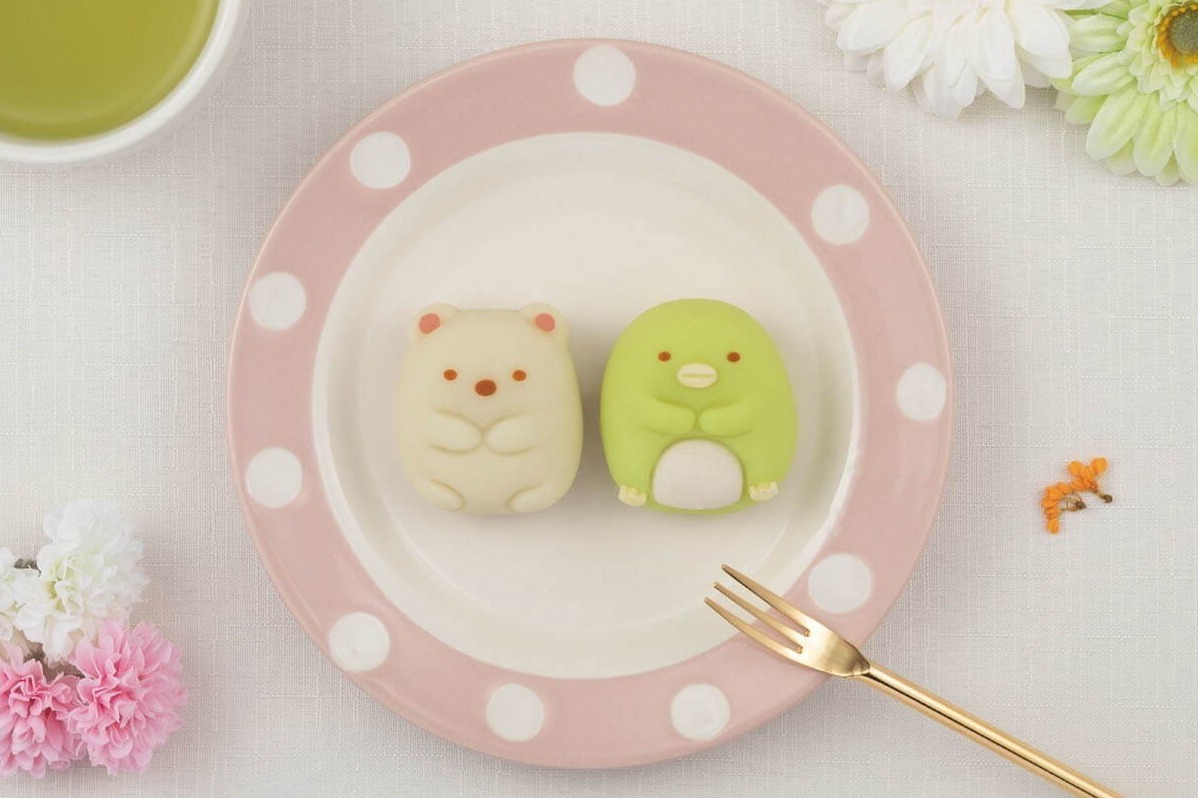 和菓子｜すみっコぐらし「しろくま＆ぺんぎん？」和菓子が再登場、“ぽってり”練り切りのみるく餡とりんご餡