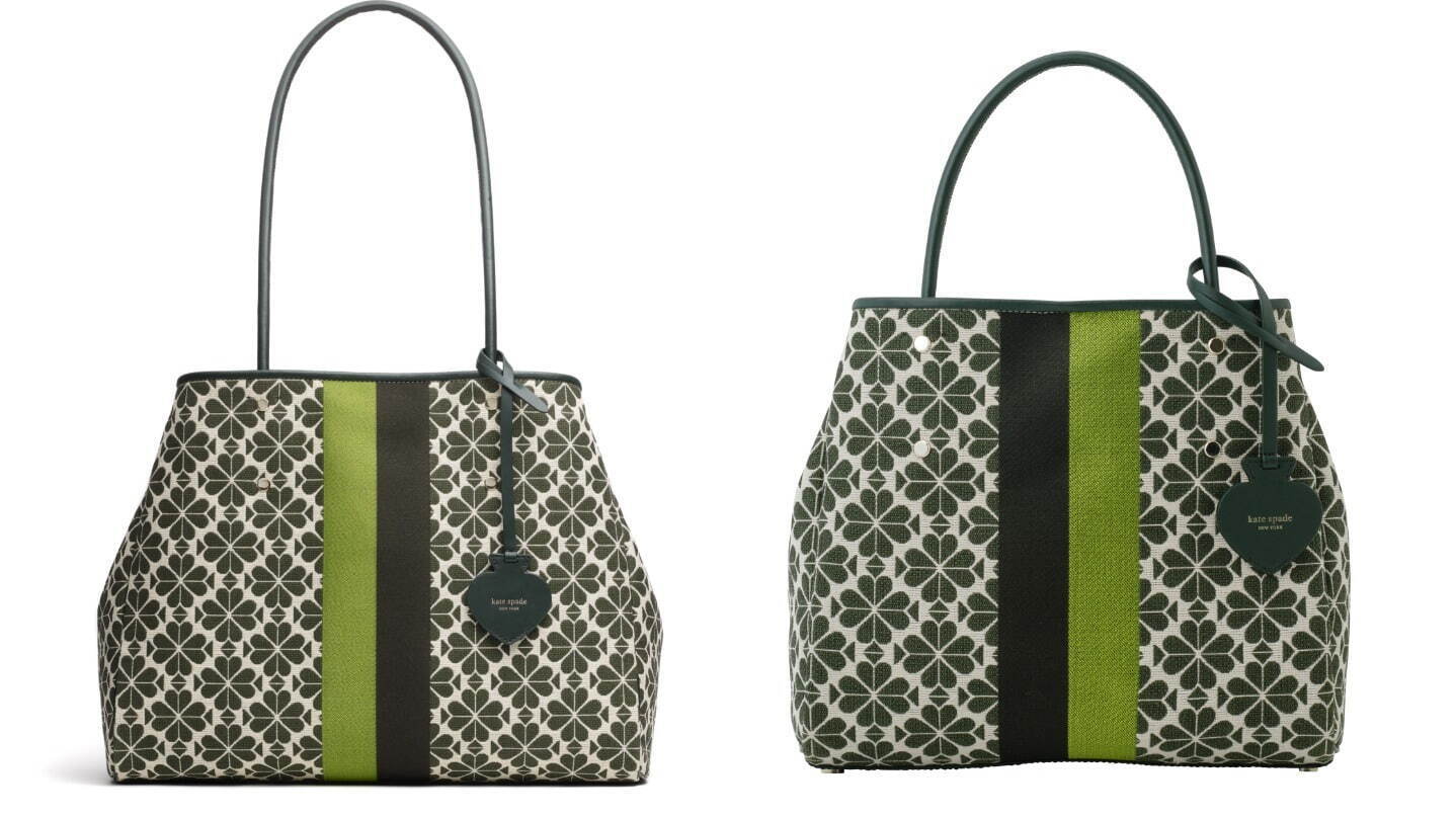 ・everything spade flower jacquard large tote in green multi 58,300円
・everything spade flower jacquard medium tote in green multi 49,500円
※価格はいずれも税込み。
※いずれも5月末発売予定。